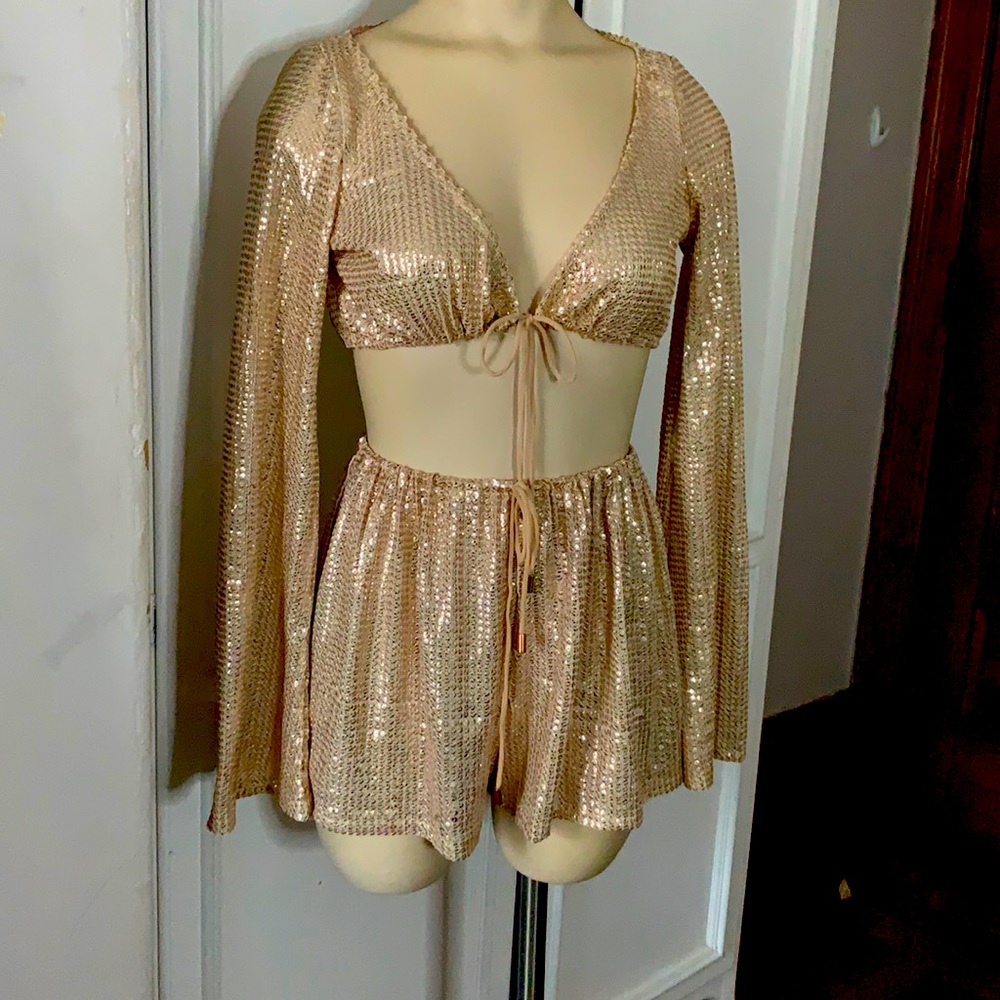 Ohpolly Two Piece Swim Cover Up